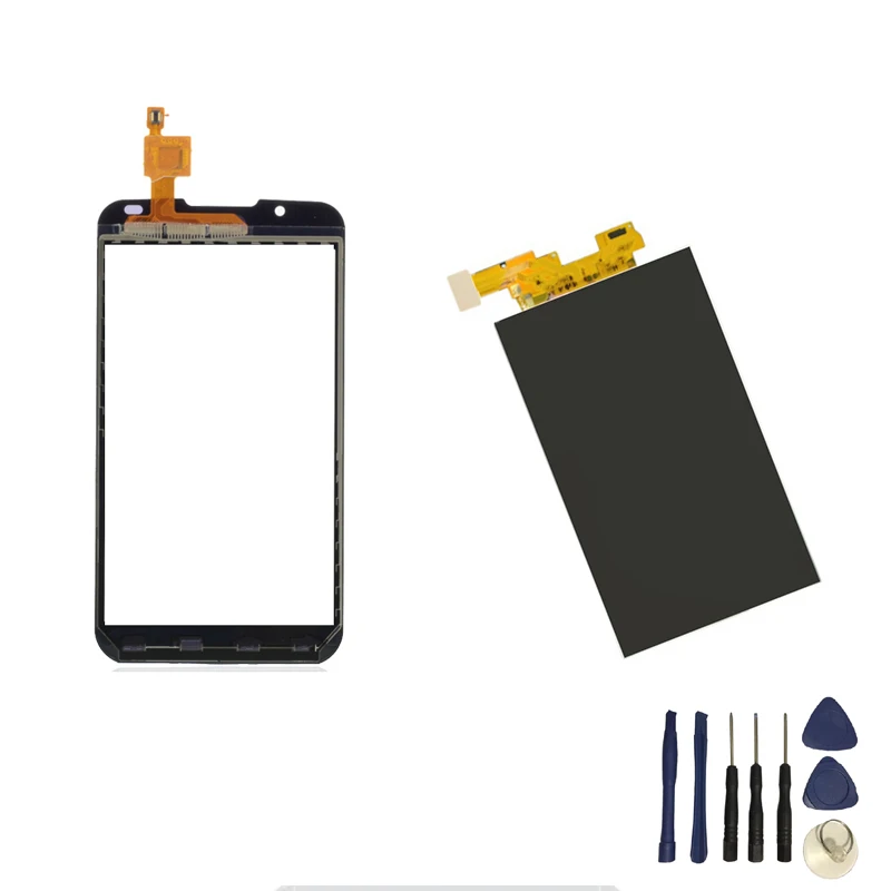 

For LG Optimus L7 II 2 Dual P715 Black / White Touch Screen Panel Digitizer + LCD Display Monitor Module + Free Tools