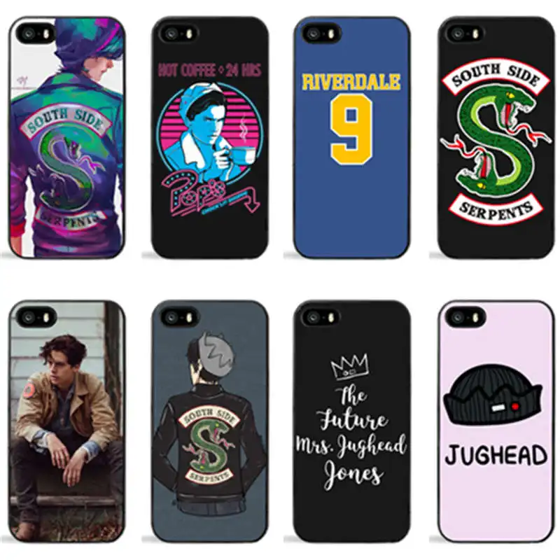 

American TV Riverdale cell phone case personalised cover for iPhone X 6 7 8 plus 5 5s se 6s best quotes Hard plastic black