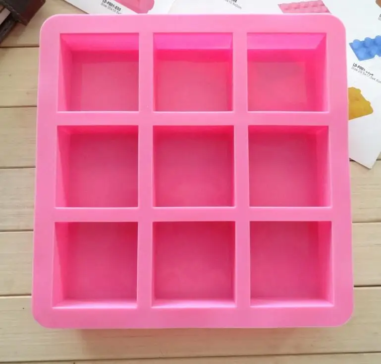 Rectangle Cold soap mold food grade silicone mold soap making outlet