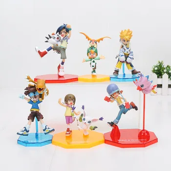 

11cm Digital Digimon Figure ISHIDA YAMATO Gabumon yagami taichi Sora agumon PVC Action Figure Digimon Colletion Model Toy
