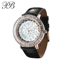 PB butterfly princess zhengpin fashion women’s watch, flower and leisure belt of flower and leisure belt