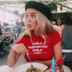 2019 Новая женская летняя футболка с буквенным принтом, сексуальный пупок, короткий топ с рукавом, облегающая футболка с круглым вырезом