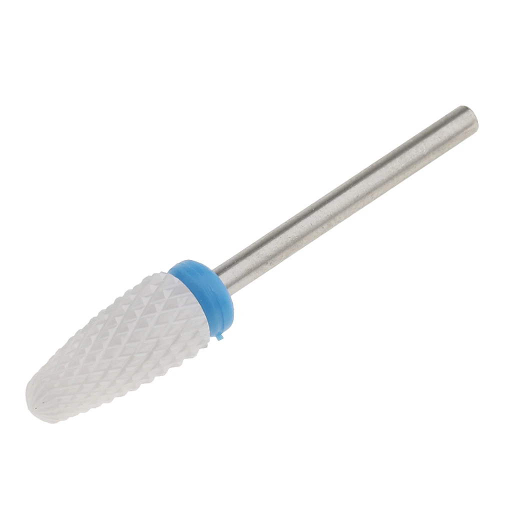 Nail Art Polishing Grinding Head Ceramic Electric Drill Bit Corn Medium Mounted Grinding Stone Head Electric Manicure Cutter