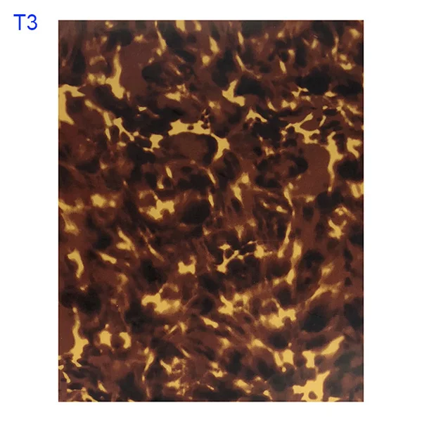 29 см x 19 см качественная Акустическая гитара накладка материал черепаха пустой лист самоклеющиеся царапины пластины Различные цвета доступны - Цвет: T3