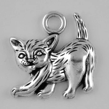 

my shape 10pcs adorable playful kitten animal cat charm