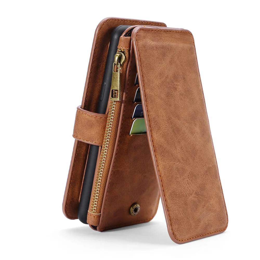 

For LG G5 G6 Case Cover Multifunction Zipper Wallet Magnet Protective Phone Card Case Detachable Flip PU Leather Cover Stylish