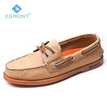 Эгмонт EG-09 хаки верхняя подошва сезон: весна-лето водонепроницаемые мокасины мужские повседневные лоферы из натурального нубука ручной работы удобные дышащие