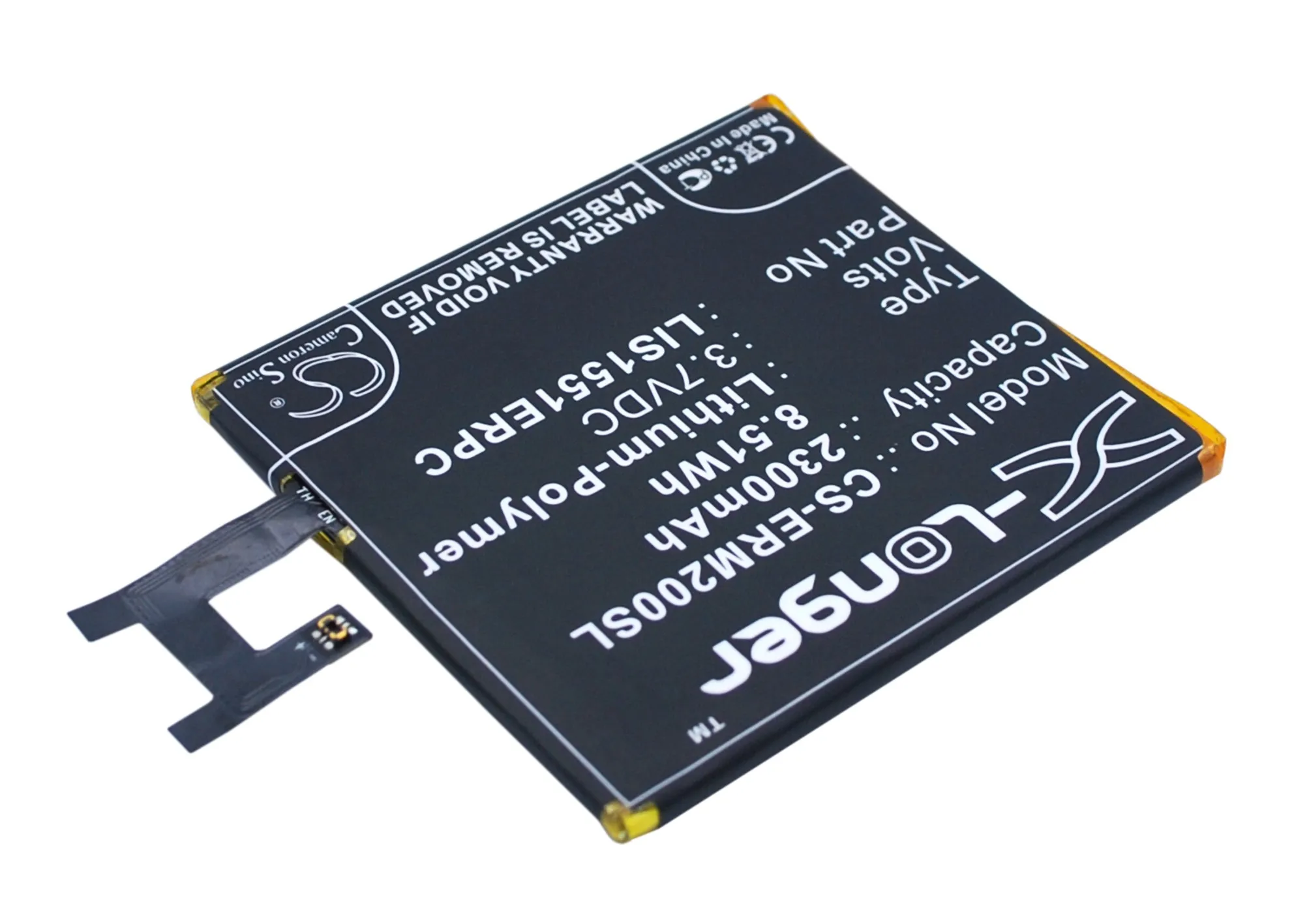 Аккумулятор Cameron Sino 2300 мАч LIS1551ERPC для Sony Ericsson D2202 D2203 D2206 D2243 D2302 D2303 D2305 D2403 D2406 S50h Xperia