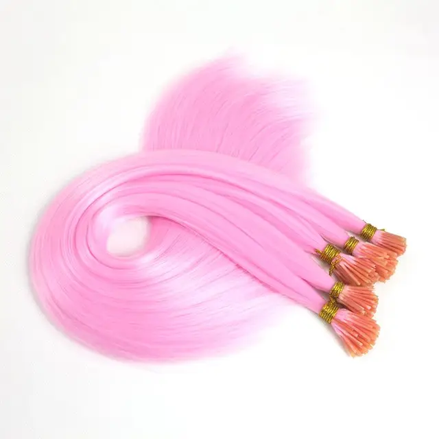 I Tip Feather Synthetic Pre Bonded Hair Extensions Luxury for Braiding 22