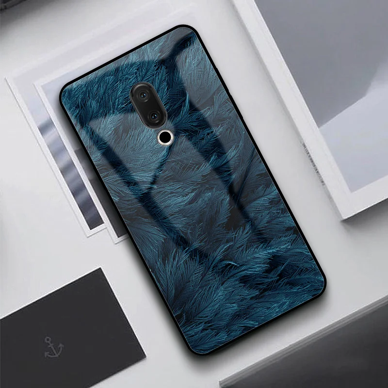 GFAITH чехол из закаленного стекла для Meizu 16 16TH перо печать Обложка для Meizu Note 8 Note 9X8 M8 M8 Lite M6T 16 S телефонные чехлы