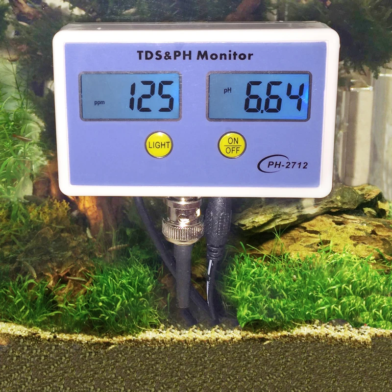 Аквариум электронный TDS& PH Монитор воды высококачественный инструмент счетчик воды с коррекцией жидкости научное рыбное хозяйство