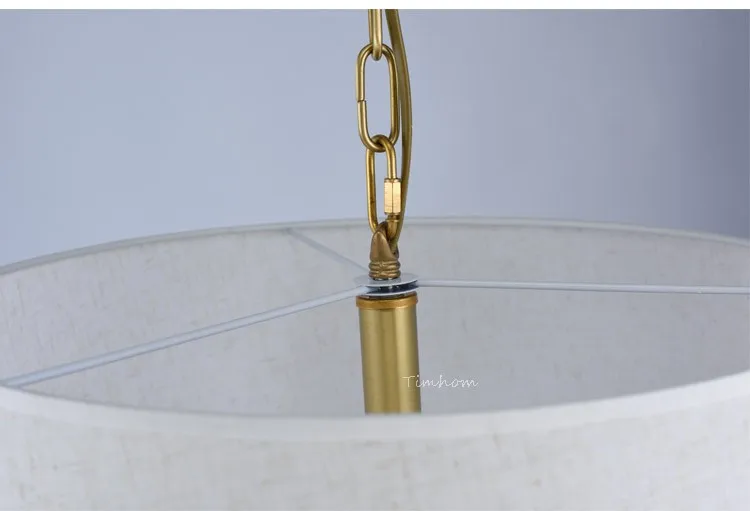 Corrente de Miresa Lustre cúpula tecido redondo