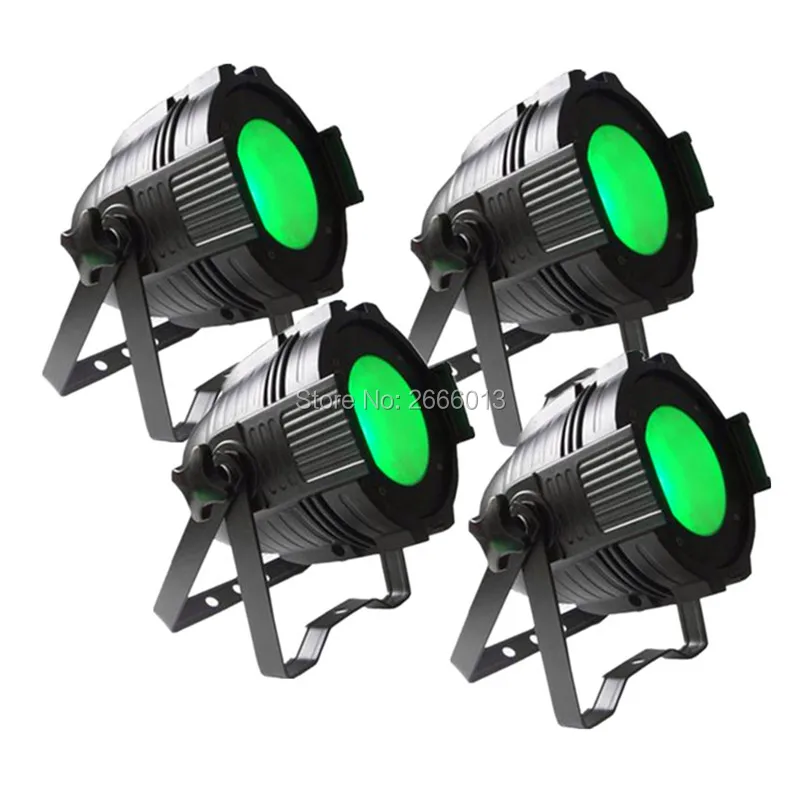4 шт./лот LED Par COB свет 100 Вт RGBW 4в1 Высокая мощность алюминиевый корпус Освещение