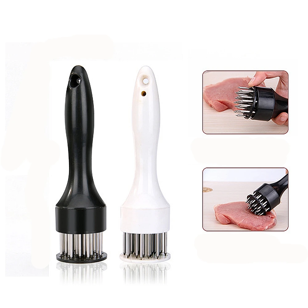 

Professional Meat Tenderizer Stainless Steel Pounders Sharp 24 Needles Hammer Pork Steak Tender Kitchen Tools BBQ Accessories