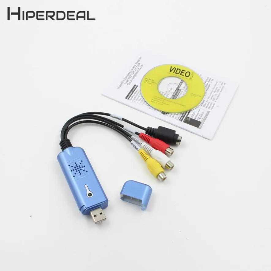 HIPERDEAL USB 2,0 конвертер аудио видео Захват адаптер для Win XP 7 8 10 NTSC PAL Горячая 18Jan26 Прямая поставка F