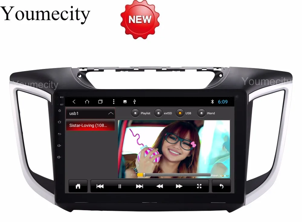 

Youmecity Octa Core Android 8.1 Car Dvd Gps Player For Hyundai IX25 Creta 2014 2015 2016 2017 2018 Radio Video Stereo Audio 32G