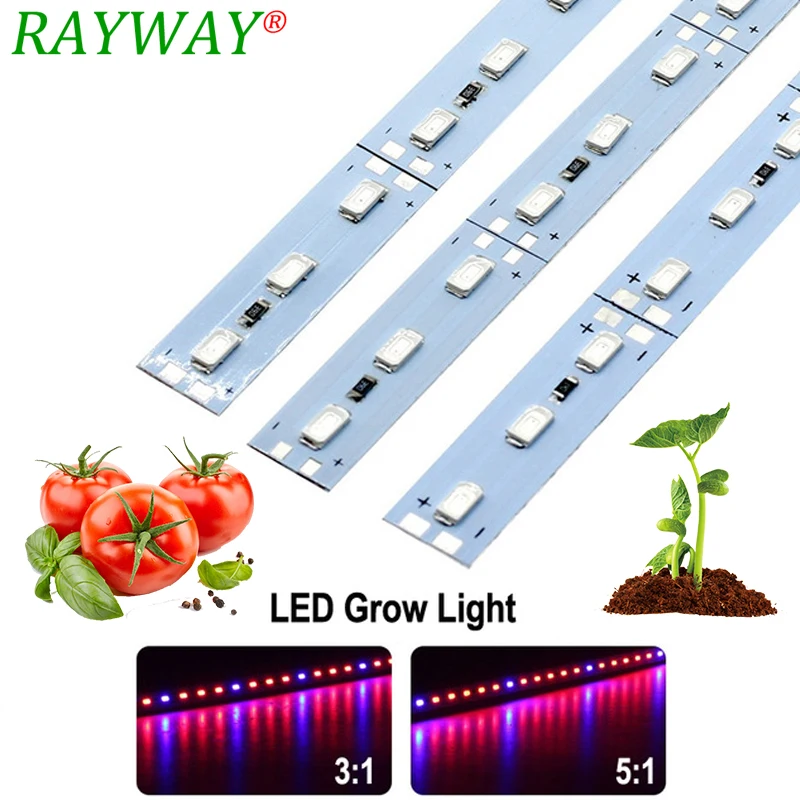 50pcs*0.5m 5630SMD LED Rigid Strip Grow Light For Aquarium Hydroponics