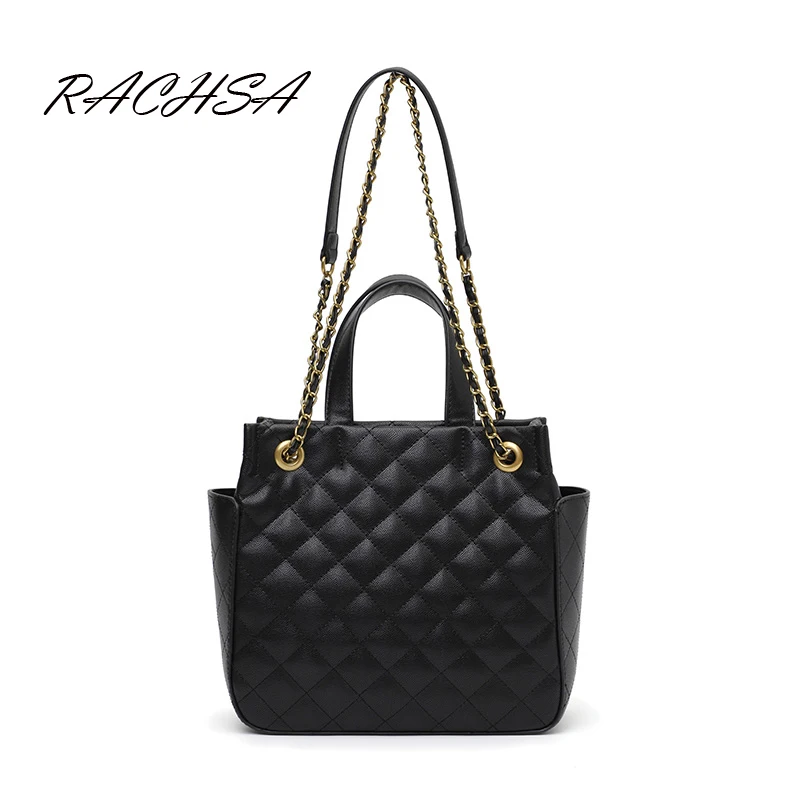 Us 33 5 50 Off Classic Crossbody Shoulder Bag For Women Quilted Purse Chain Strap Pu Leather Hobo Handbags Top Handle Bucket 2019 New In