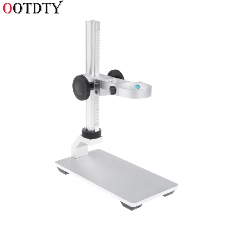 

OOTDTY Microscope Aluminium Alloy Raising Lowering Stage UP Down Support Table Stand for USB Digital Microscope