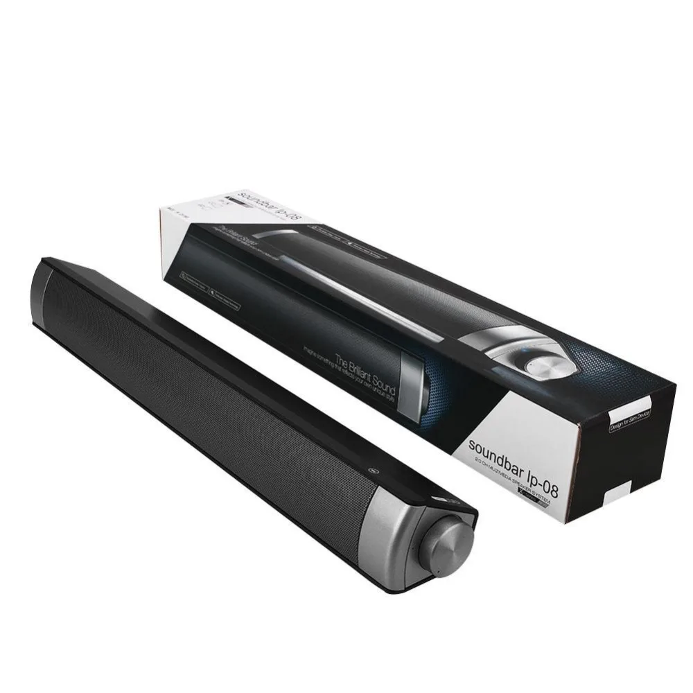 Bluetooth portatil Sound box slim Soundbar 10W High Power Subwoofer Speaker TF AUX in with MIC handsfree For Mobile Phone PC TV