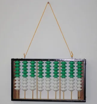 

9 column wood frame hangering non-slip Abacus Chinese soroban Tool In Mathematics Education for teacher XMF003