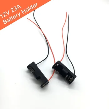 

10PCS Black Plastic 12V 23A Battery Holder with Connector line quality 12V 23A
