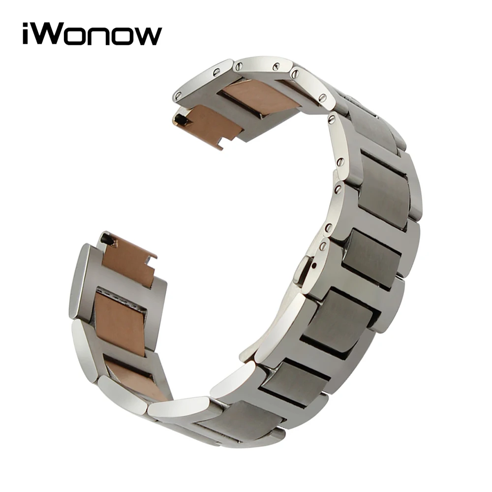 

Convex Stainless Steel Watchband for Blue Balloon Men Women Watch Band Butterfly Clasp Strap Wrist Bracelet 22mm 20mm 18mm 14mm