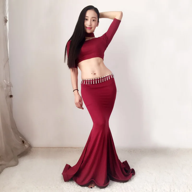 

Bellydance oriental Belly Indian gypsy dance dancing costume costumes clothes bra belt chain scarf ring skirt dress set suit 057
