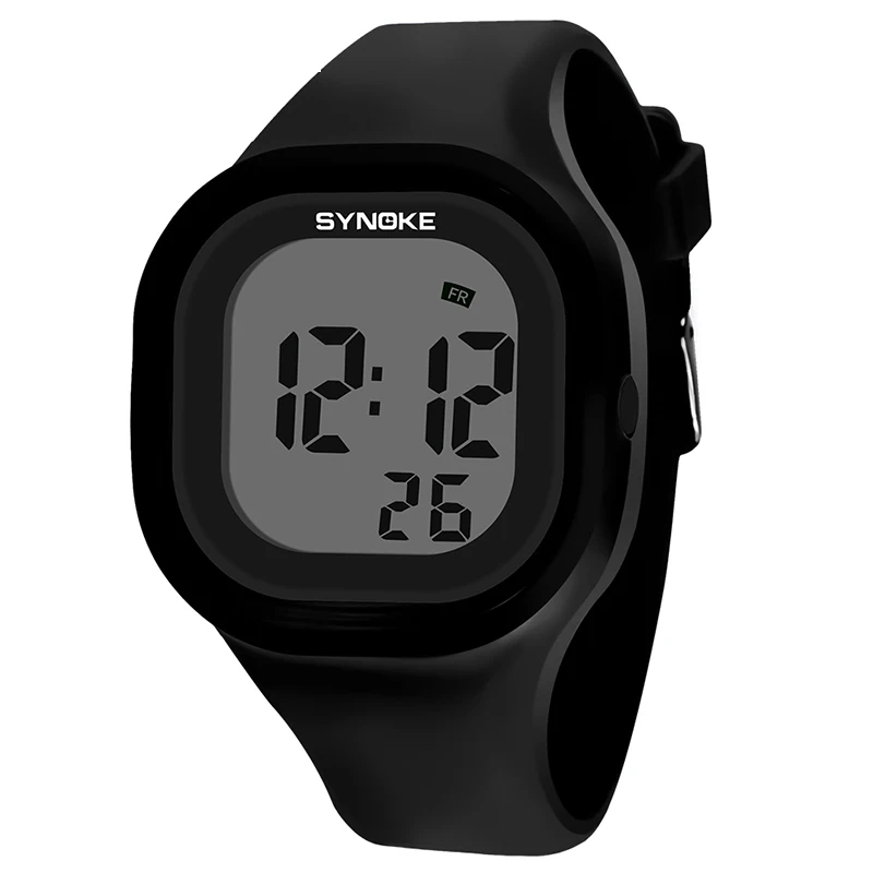 

SYNOKE Boy Girl Digital Luminous Watch Student Children Sports Digital Electronic Wrist Watch TT@88