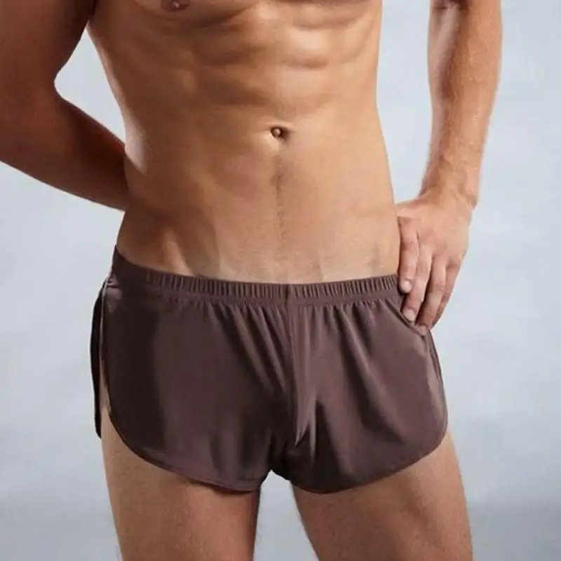 Large Loose Male Cotton Underwears Low Waist Panties Brathable Thin