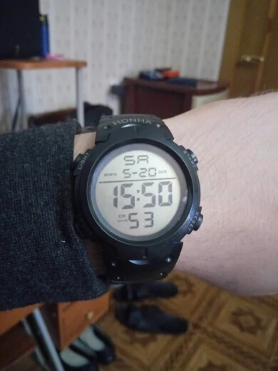 HONHX, водонепроницаемые мужские часы для мальчиков, светодиодный цифровой секундомер, дата, резиновые спортивные наручные часы, многофункциональные мужские часы