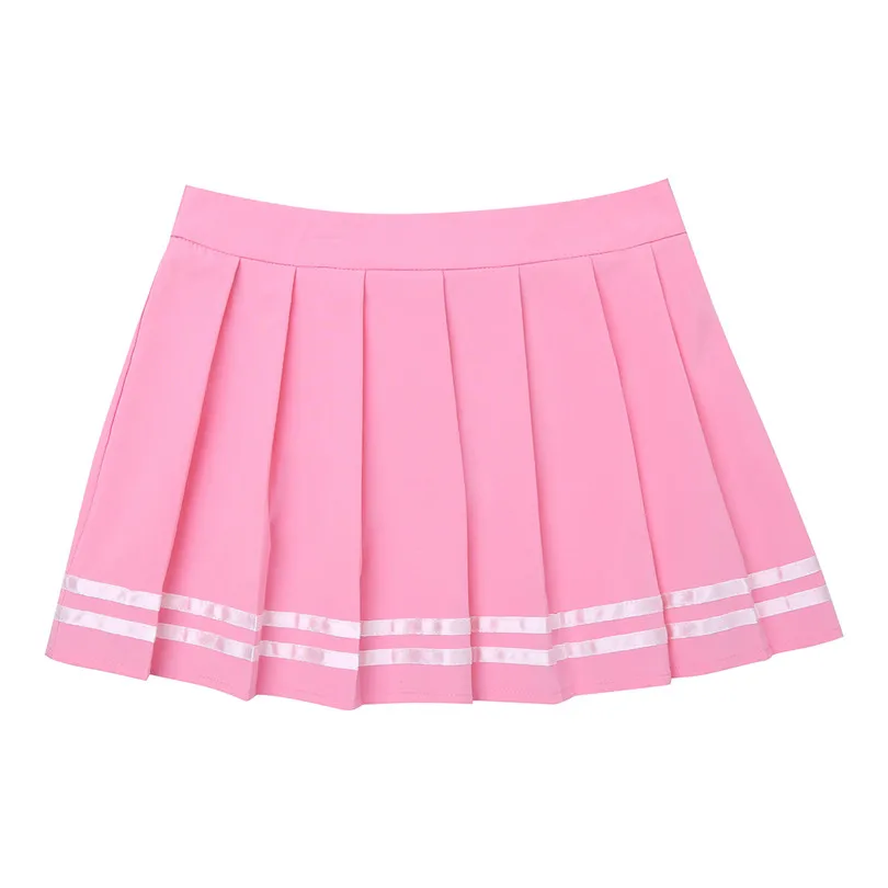 iEFiEL Women Sexy Cosplay Lingerie Schoolgirl Student Uniform Costumes Outfit Sets Snap Crotch Romper with Mini Pleated Skirt