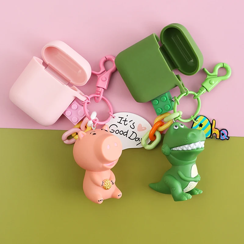 

Cartoon Cute Silicone Case for Apple Airpods Case Bluetooth Earphone Accessories 1 2 Case Headset Headphone Protective Cover Bag