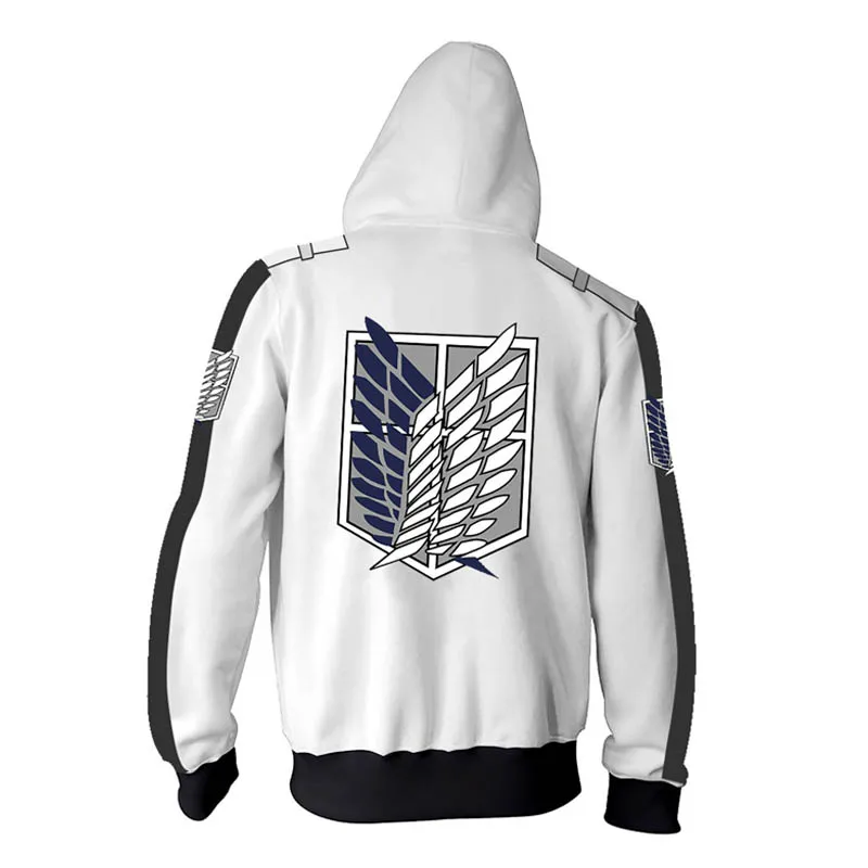 Anime Attack On Titan Levi Mikasa Eren Cosplay Costumes Men Women Hoodies Sweatshirts Spring Jacket Coat Luxtees (11)