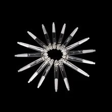 Gmarty 30 шт 27/35/45 мм прозрачный кристалл Цвет нейлоновые материалы стержни Дротика Dart аксессуар