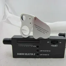 2 шт./лот драгоценный камень твердомер с 30x 60x лупы ювелирные изделия Лупа diamond детектор селектора II