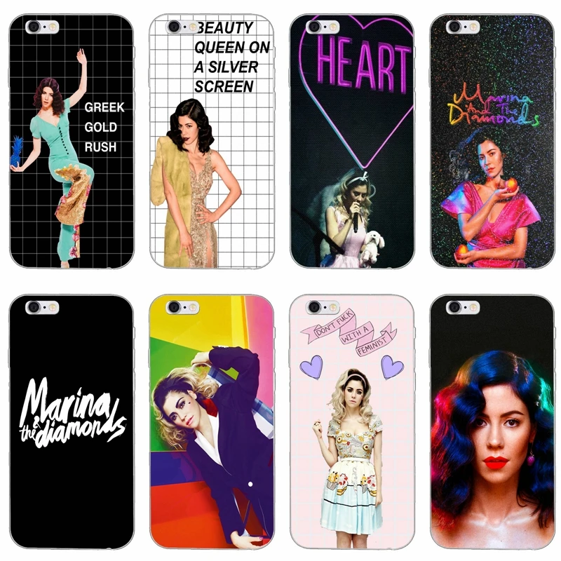 

Marina And The Diamonds slim silicone Soft phone case For Huawei P7 P8 P9 P10 P20 pro Lite plus P Smart Mini 2017