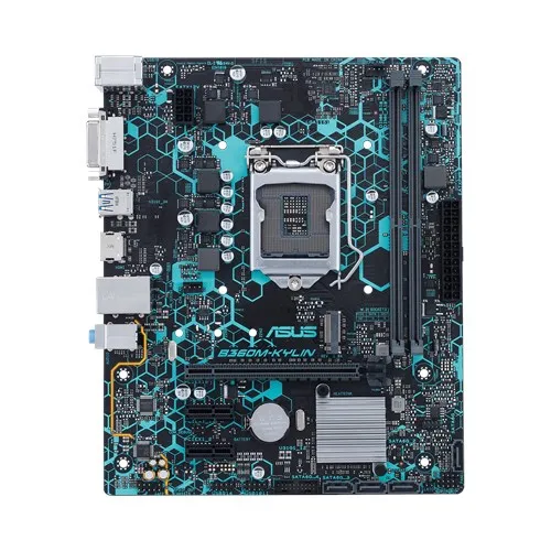 

Asus B360M-KYLIN Desktop Motherboard B360 Socket LGA 1151 For i3 i5 i7 DDR4 32GB SATA3 USB3.1 Micro ATX Original Used Mainboard