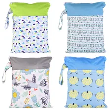 [Simfamily] 36*28 см, водонепроницаемая сумка для подгузников с принтом, двойной карман, ручка из ткани, мультяшная Пеленка, сумка для мам