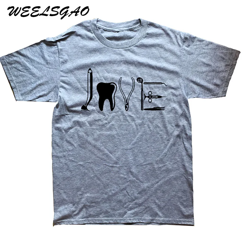 WEELSGAO الحب بواسطة معدات طب الأسنان طبيب الأسنان الرعاية الصحية القمصان الرجال القطن الأسنان قمم المحملة قصيرة الأكمام اللياقة البدنية تي شير... WEELSGAO الحب بواسطة معدات طب الأسنان طبيب الأسنان الرعاية الصحية القمصان الرجال القطن الأسنان قمم المحملة قصيرة الأكمام اللياقة البدنية تي شير...