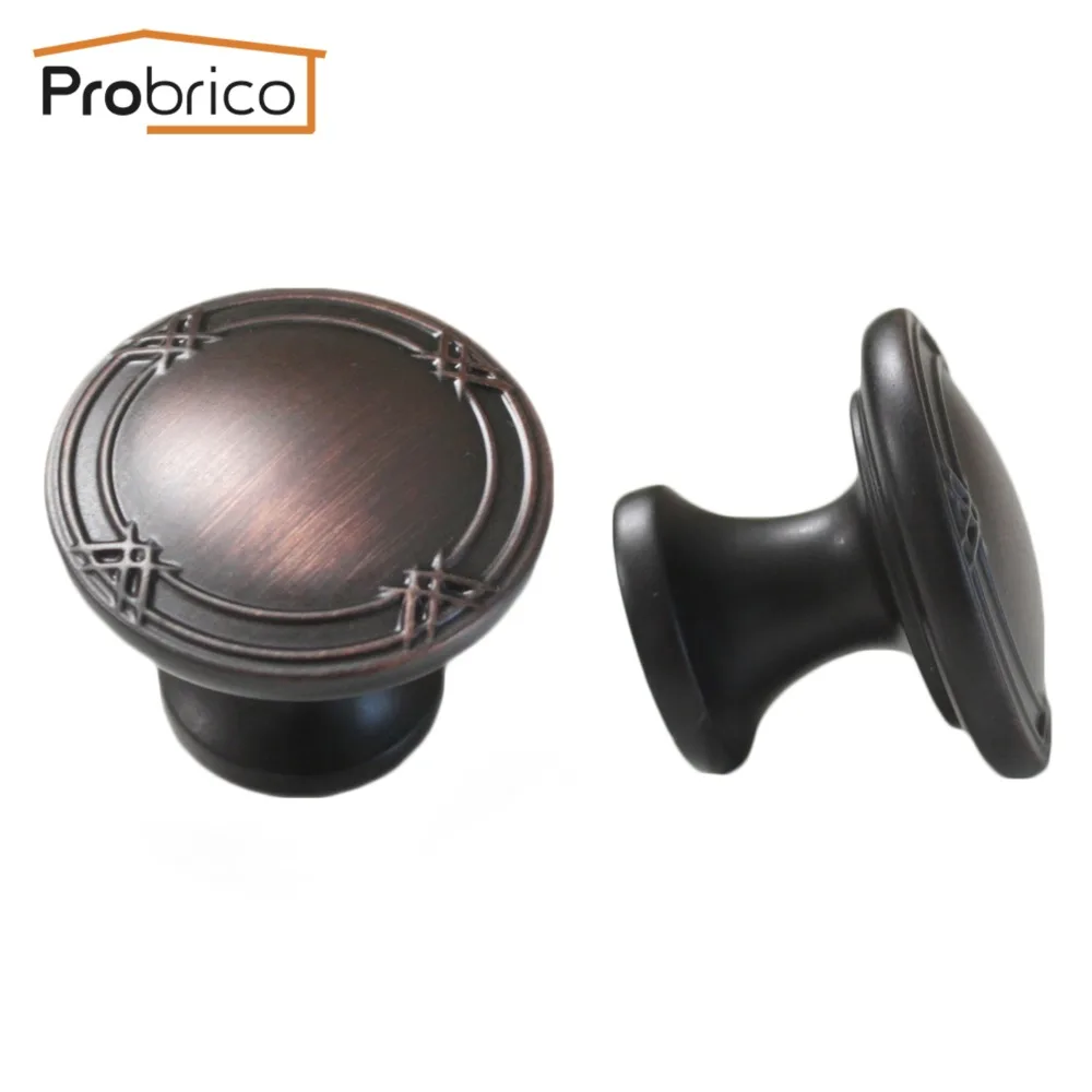 Probrico Vintage Furniture Drawer Knob Antique Styled Oil Rubbed Bronze