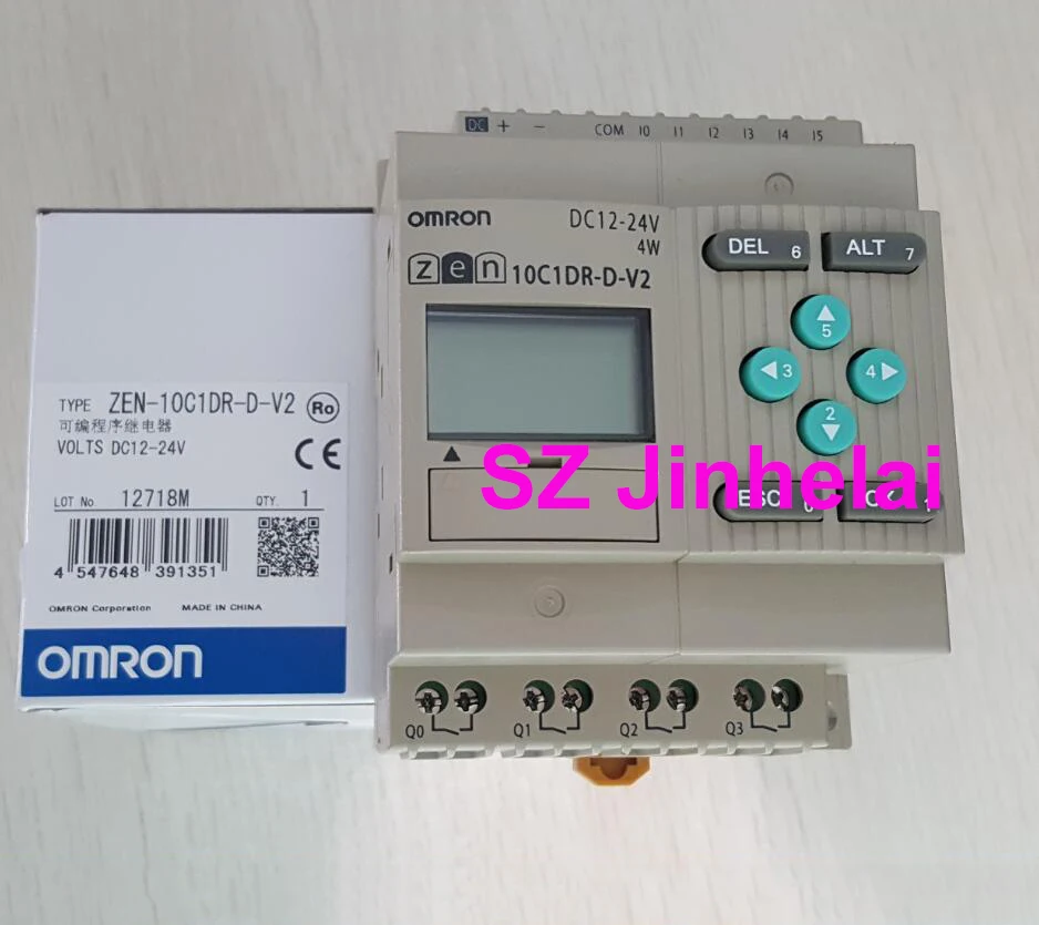 OMRON ZEN-10C1DR-D-V2 подлинный Программируемый релейный DC12-24V