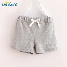LONSANT New 2017 Bermudas Menina Children Cotton Shorts Baby Girls Clothes Meisjes Kids Korte Broek Fashion Solid Pants