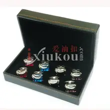 30 шт./лот запонки, Подарочная коробка 4 пары держатель запонки набор зажимов для галстука упаковка сумки для переноски Органайзер коробки для ювелирных изделий