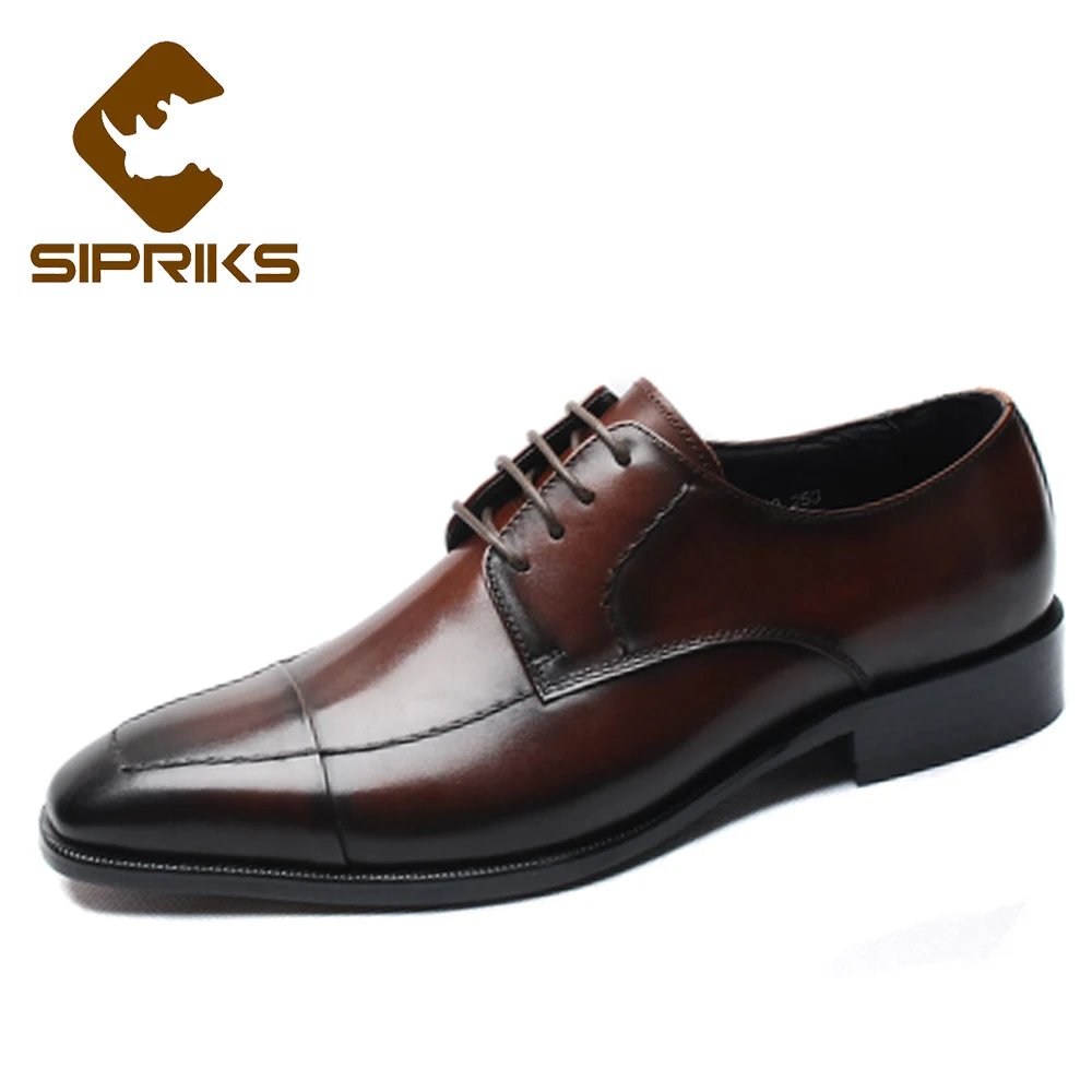 

Sipriks mens genuine leather shoes red brown church shoes elegant mens topsiders modern dress shoes black leather social shoes