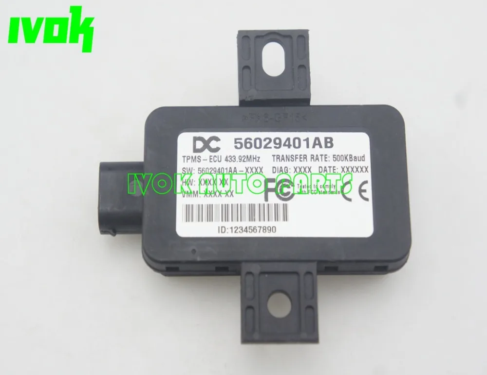 Schrader Module, Low Tire Pressure Warning 56029401 for Chrysler 300 Dodge Challenger Durango