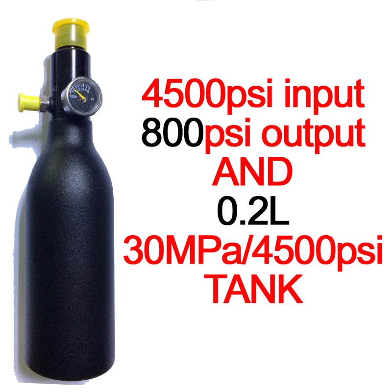 Воздушный баллон для пейнтбола PCP дайвинга горного туризма 4500psi/30MPA 0 2 35 0.45L HPA