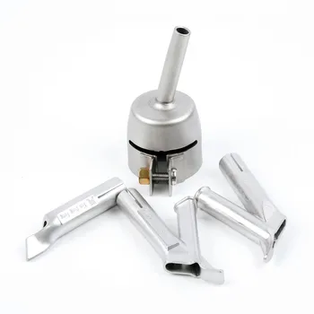 

4Pcs Speed Welding Nozzles Kit For Vinyl PVC Plastic Hot Air Gun, 5mm Weld Tip ^