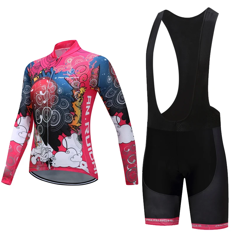 

Summer Women Bicycle Cycling Sets Anti-sweat Pattern Printing 3D Padding Cushion Sport Jerseys Customized/Wholesale Service