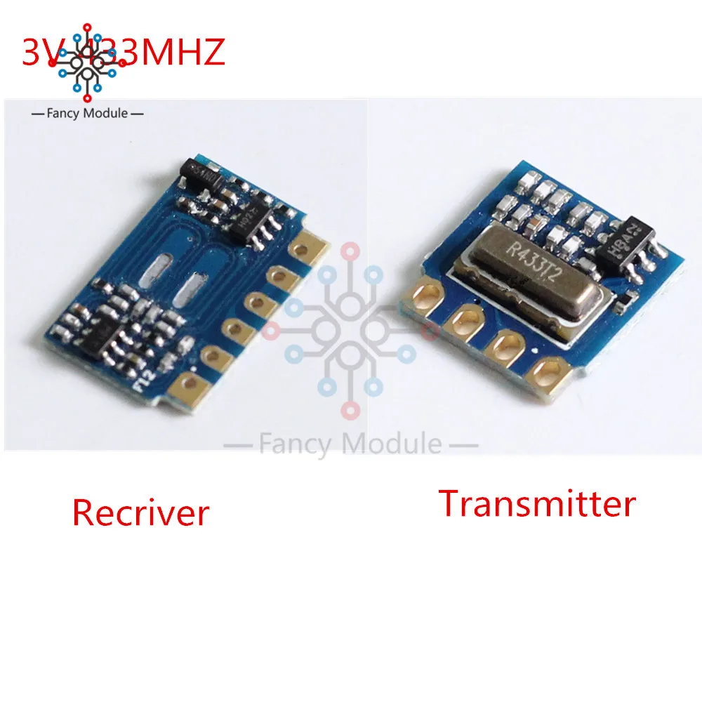 1 комплект H34A 3V 433Mhz мини фанк-Sendemodul+ H3V4F модуль приемопередатчика